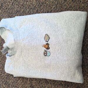 S'mores Trio Sweatshirt Size Large Heavy Blend Gildan Embroidered